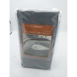 Smoothweave King Tailored Bedskirt 14 Inch Drop Length Gray